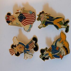 Patriotic Disney pins